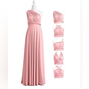 Infinity Dress, Floor Length One Size, Dusty Rose